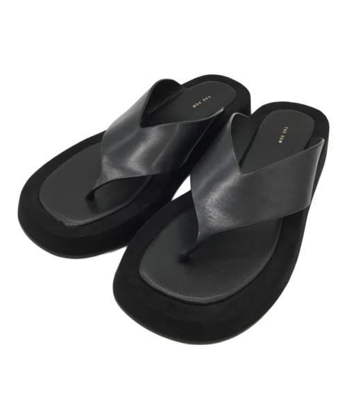 THE ROW（ザ ロウ）THE ROW (ザ ロウ) スエードサンダル ブラック サイズ:40の古着・服飾アイテム