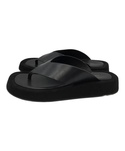 THE ROW（ザ ロウ）THE ROW (ザ ロウ) スエードサンダル ブラック サイズ:40の古着・服飾アイテム