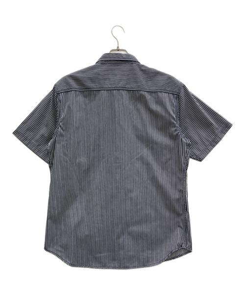 Dickies（ディッキーズ）Dickies (ディッキーズ) 半袖シャツ ネイビー×ホワイト サイズ:Lの古着・服飾アイテム