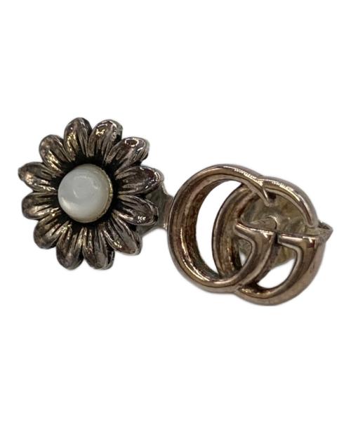 GUCCI（グッチ）GUCCI (グッチ) ダブルＧ フラワー スタッズ ピアスの古着・服飾アイテム