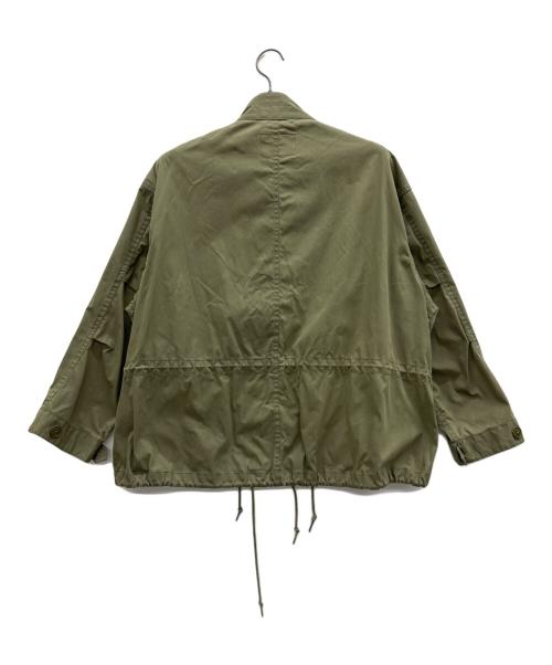 allumer（アリュメール）allumer (アリュメール) ジップアップジャケット カーキ サイズ:1の古着・服飾アイテム