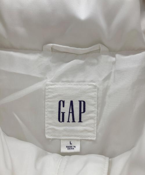 GAP（ギャップ）GAP (ギャップ) ダウンジャケット ホワイト サイズ:Lの古着・服飾アイテム