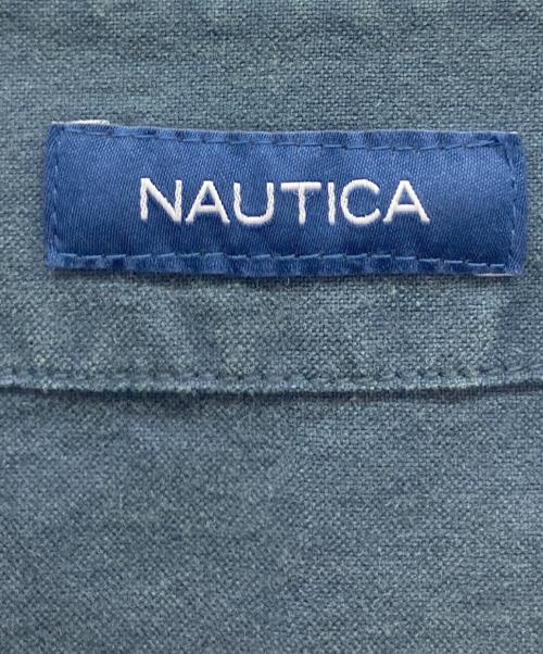 NAUTICA（ノーティカ）NAUTICA (ノーティカ) ベースボールシャツ ブルー サイズ:Mの古着・服飾アイテム