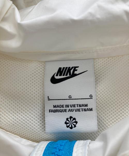NIKE（ナイキ）NIKE (ナイキ) ナイロンジャケット ホワイト サイズ:Lの古着・服飾アイテム
