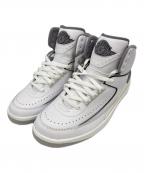 NIKEナイキ）の古着「AIR JORDAN2」｜ホワイト×グレー