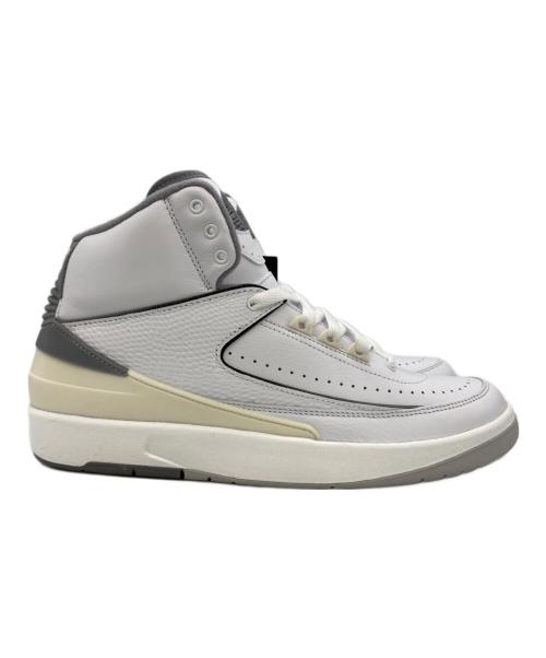 NIKE（ナイキ）NIKE (ナイキ) AIR JORDAN2 ホワイト×グレー サイズ:27の古着・服飾アイテム