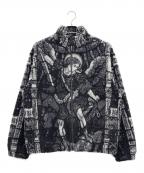 SUPREMEシュプリーム）の古着「21SS Saint Michael Fleece Jacket」｜ブラック×ホワイト