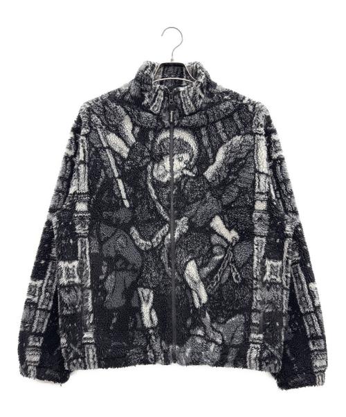 SUPREME（シュプリーム）SUPREME (シュプリーム) 21SS Saint Michael Fleece Jacket ブラック×ホワイト サイズ:Mの古着・服飾アイテム