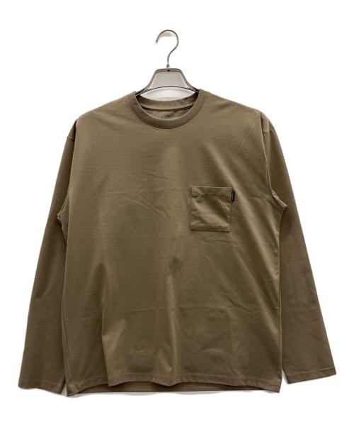 THE NORTH FACE（ザ ノース フェイス）THE NORTH FACE (ザ ノース フェイス) ロングスリーブカットソー ブラウン サイズ:Lの古着・服飾アイテム