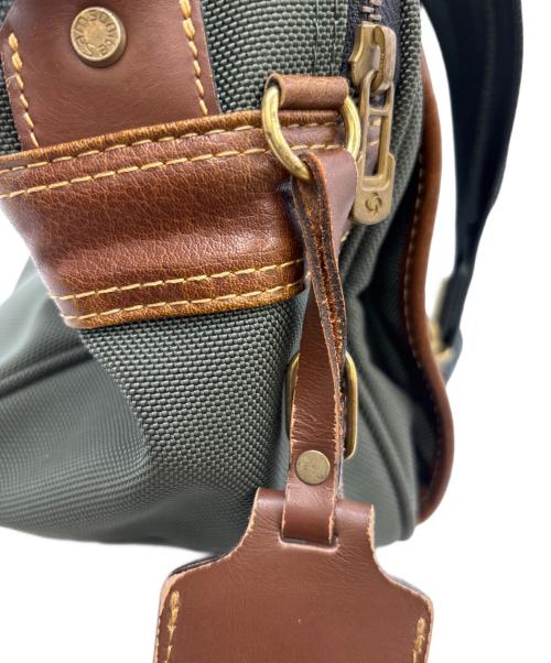 Samsonite（サムソナイト）Samsonite (サムソナイト) ショルダーバッグ グリーン×ブラウンの古着・服飾アイテム