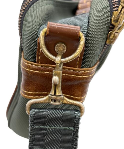 Samsonite（サムソナイト）Samsonite (サムソナイト) ショルダーバッグ グリーン×ブラウンの古着・服飾アイテム