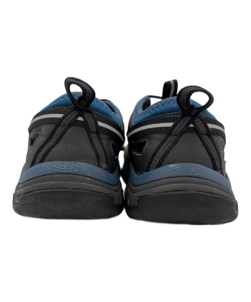 KEEN（キーン）KEEN (キーン) ハイキングシューズ ベージュ×ネイビー サイズ:26.5の古着・服飾アイテム