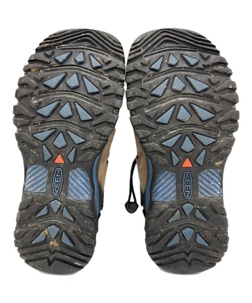 KEEN（キーン）KEEN (キーン) ハイキングシューズ ベージュ×ネイビー サイズ:26.5の古着・服飾アイテム