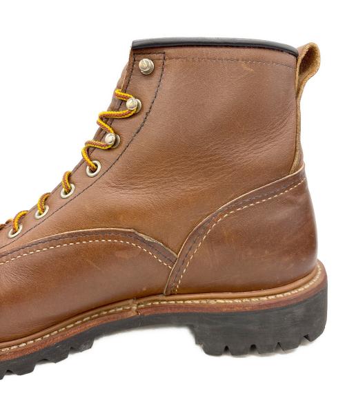 RED WING（レッドウィング）RED WING (レッドウィング) ラインマンブーツ ブラウン サイズ:27の古着・服飾アイテム