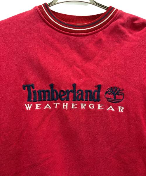 Timberland（ティンバーランド）Timberland (ティンバーランド) スウェット レッド サイズ:Lの古着・服飾アイテム
