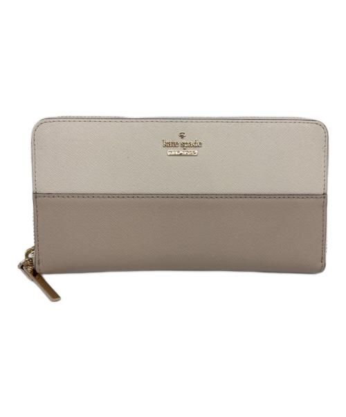Kate Spade（ケイトスペード）Kate Spade (ケイトスペード) 長財布 ベージュの古着・服飾アイテム