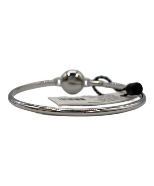 MARC JACOBS（マークジェイコブズ）MARC JACOBS (マーク ジェイコブス) ブレスレット シルバー×ブラック 未使用品の古着・服飾アイテム