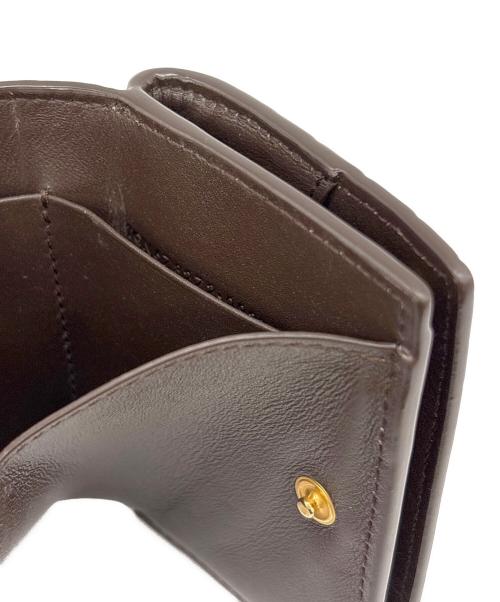 Saint Laurent Paris（サンローランパリ）Saint Laurent Paris (サンローランパリ) コンパクトウォレット ブラウンの古着・服飾アイテム