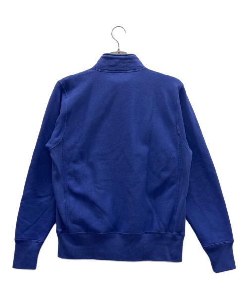 Champion（チャンピオン）Champion (チャンピオン) ハーフジップスウェット ブルー サイズ:Lの古着・服飾アイテム