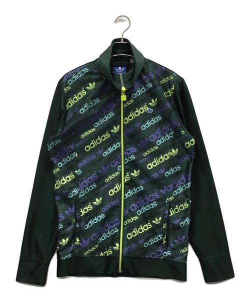 adidas（アディダス）adidas (アディダス) トラックジャケット グリーン サイズ:上O/下Lの古着・服飾アイテム