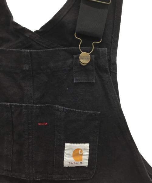 CarHartt（カーハート）CarHartt (カーハート) オーバーオール ブラック サイズ:Lの古着・服飾アイテム
