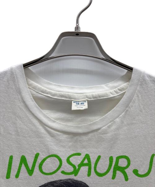 nobrand（ノーブランド）nobrand (ノーブランド) プリントTシャツ ホワイト×グリーン サイズ:Mの古着・服飾アイテム
