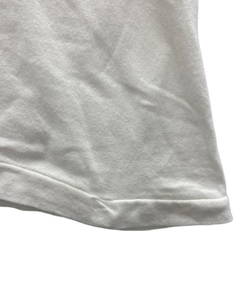 nobrand（ノーブランド）nobrand (ノーブランド) プリントTシャツ ホワイト×グリーン サイズ:Mの古着・服飾アイテム