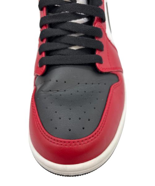 NIKE（ナイキ）NIKE (ナイキ) CHICAGO BLACK TOE レッド×ホワイト サイズ:27の古着・服飾アイテム