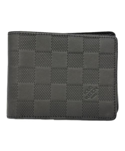 LOUIS VUITTON（ルイ ヴィトン）LOUIS VUITTON (ルイ ヴィトン) 2つ折り財布 ブラックの古着・服飾アイテム