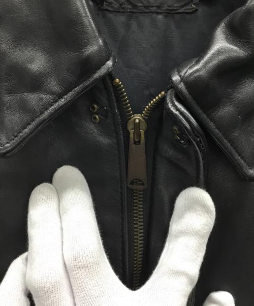 Schott（ショット）Schott (ショット) A2フライトジャケット ブラック サイズ:40の古着・服飾アイテム