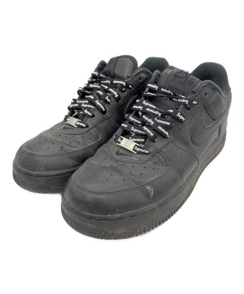 NIKE（ナイキ）NIKE (ナイキ) SUPREME (シュプリーム) AIR FORCE1 LOW ネイビー サイズ:27.5の古着・服飾アイテム