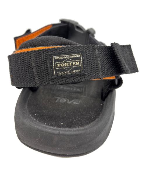 TEVA（テバ）TEVA (テバ) PORTER (ポーター) サンダル ブラック×オレンジ サイズ:28の古着・服飾アイテム