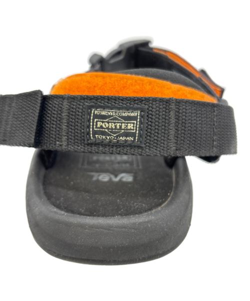 TEVA（テバ）TEVA (テバ) PORTER (ポーター) サンダル ブラック×オレンジ サイズ:28の古着・服飾アイテム