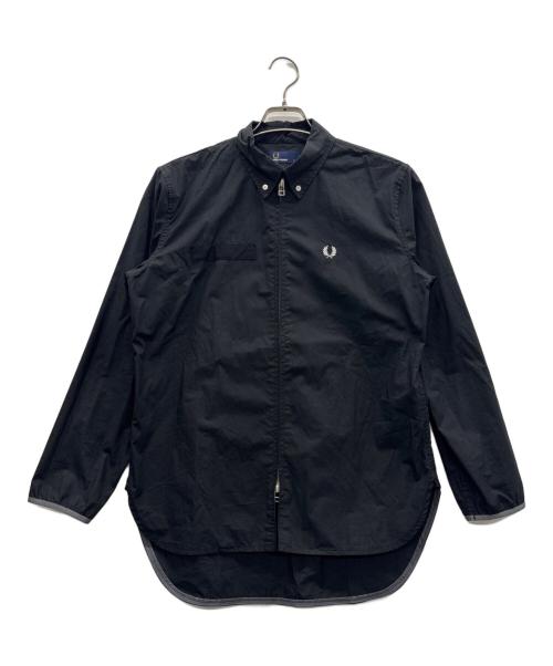 FRED PERRY（フレッドペリー）FRED PERRY (フレッドペリー) ミリタリーシャツ ブラック サイズ:Sの古着・服飾アイテム