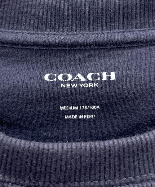 COACH（コーチ）COACH (コーチ) ポーラーベアグラフィックスウェット ネイビー サイズ:Mの古着・服飾アイテム