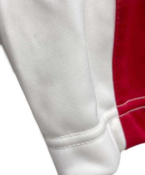 DOG TOWN（ドッグ タウン）DOG TOWN (ドッグ タウン) ゲームシャツ ホワイト×ブラック×レッド サイズ:XLの古着・服飾アイテム