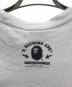 中古・古着 BAPE BY A BATHING APE (ベイプバイアベイシングエイプ) Tシャツ ホワイト サイズ:M：3000円