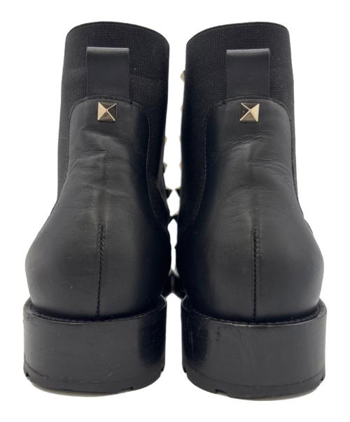 VALENTINO GARAVANI（ヴァレンティノ・ガラヴァーニ）VALENTINO GARAVANI (ヴァレンティノ・ガラヴァーニ) ブーツ ブラック サイズ:37の古着・服飾アイテム