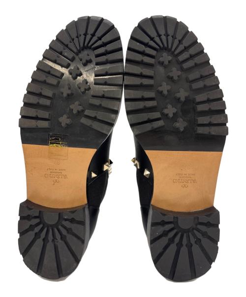 VALENTINO GARAVANI（ヴァレンティノ・ガラヴァーニ）VALENTINO GARAVANI (ヴァレンティノ・ガラヴァーニ) ブーツ ブラック サイズ:37の古着・服飾アイテム