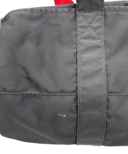 PORTER（ポーター）PORTER (ポーター) ILS (イル) ロールボストンバッグ ブラック×レッドの古着・服飾アイテム