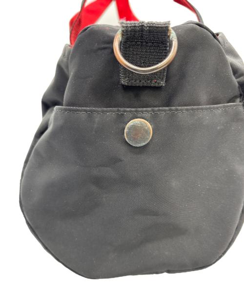 PORTER（ポーター）PORTER (ポーター) ILS (イル) ロールボストンバッグ ブラック×レッドの古着・服飾アイテム