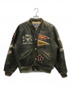 GRERRY cosbyジェリー コスビー）の古着「レザージャケット」｜グレー