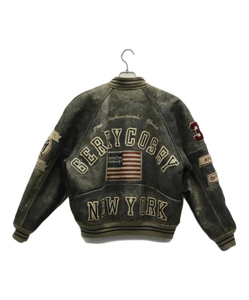 GRERRY cosby（ジェリー コスビー）GRERRY cosby (ジェリー コスビー) レザージャケット グレー サイズ:なしの古着・服飾アイテム