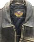 HARLEY-DAVIDSON (ハーレーダビッドソン) ライダースジャケット ブラウン×レッド サイズ:L：18000円