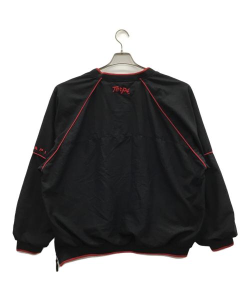 GENUINE STUFF COLLEGIATE（-）GENUINE STUFF COLLEGIATE (-) ナイロンプルオーバー ブラック サイズ:XLの古着・服飾アイテム