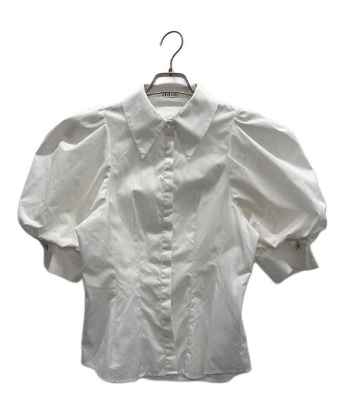 Snidel（スナイデル）Snidel (スナイデル) 半袖ブラウス ホワイト サイズ:Freeの古着・服飾アイテム
