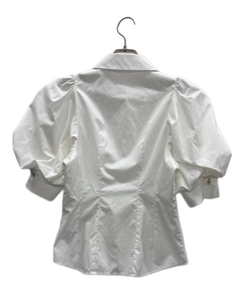 Snidel（スナイデル）Snidel (スナイデル) 半袖ブラウス ホワイト サイズ:Freeの古着・服飾アイテム