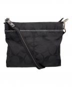 COACHコーチ）の古着「ショルダーバッグ」｜ブラック×ピンク