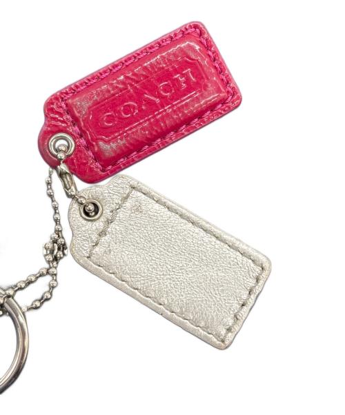 COACH（コーチ）COACH (コーチ) ショルダーバッグ ブラック×ピンクの古着・服飾アイテム