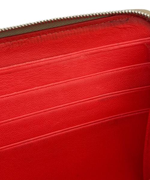CELINE（セリーヌ）CELINE (セリーヌ) 長財布 ベージュ×レッドの古着・服飾アイテム